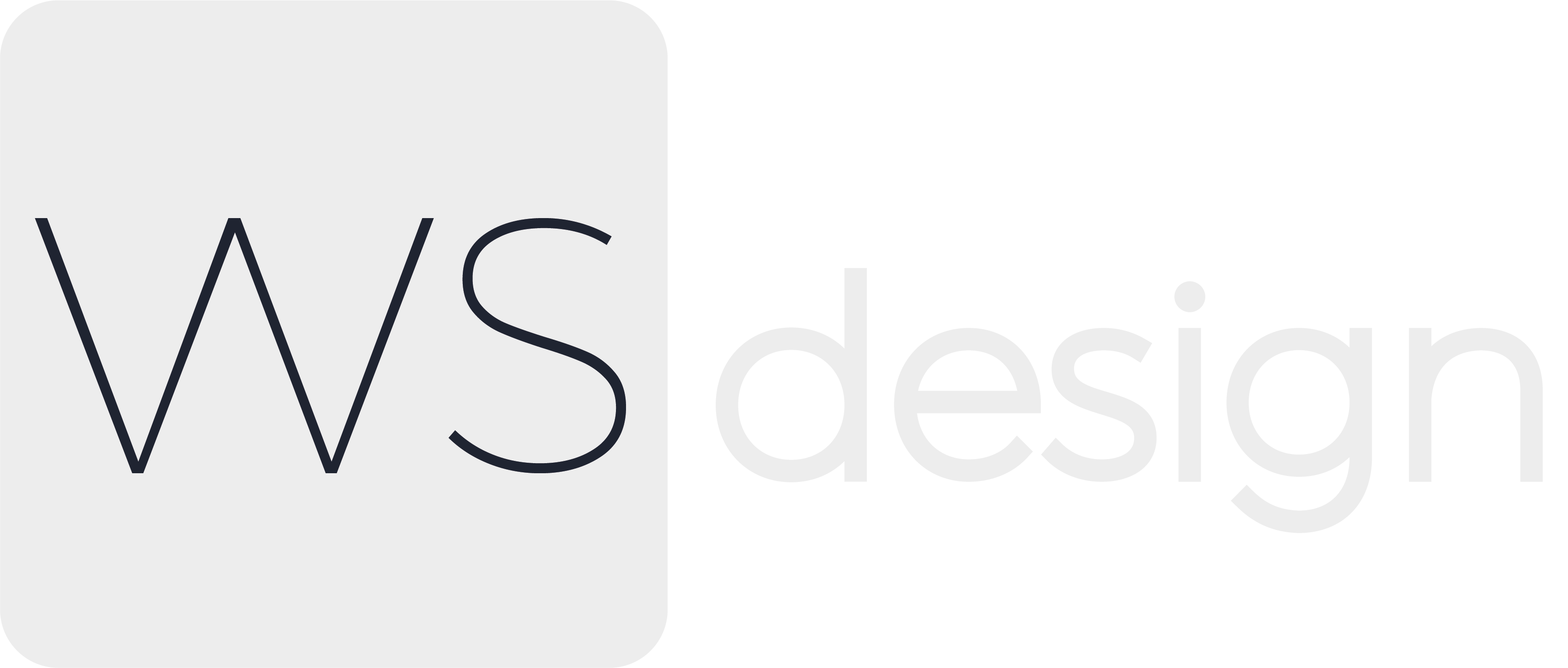WS design logo