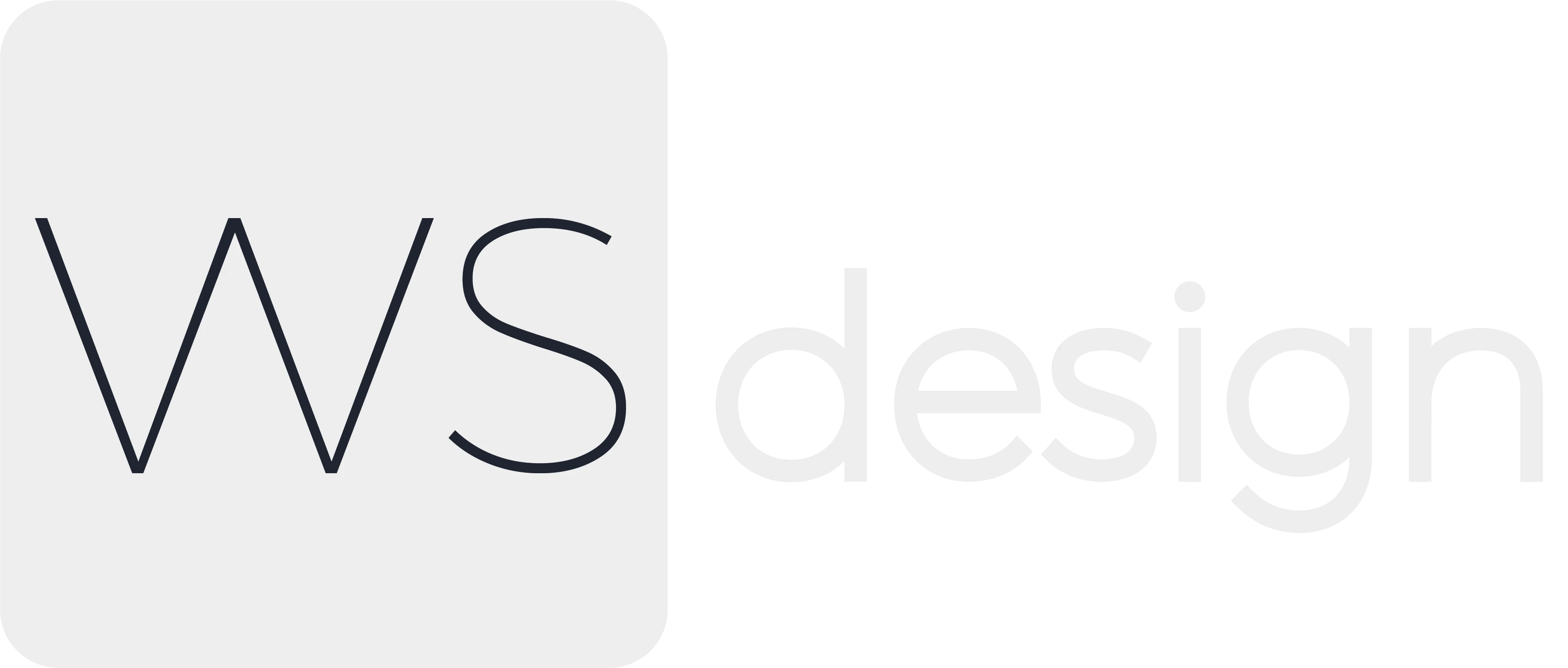 WS design logo
